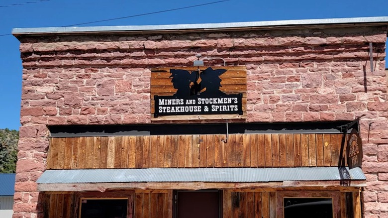 Miners and Stockmen's sign