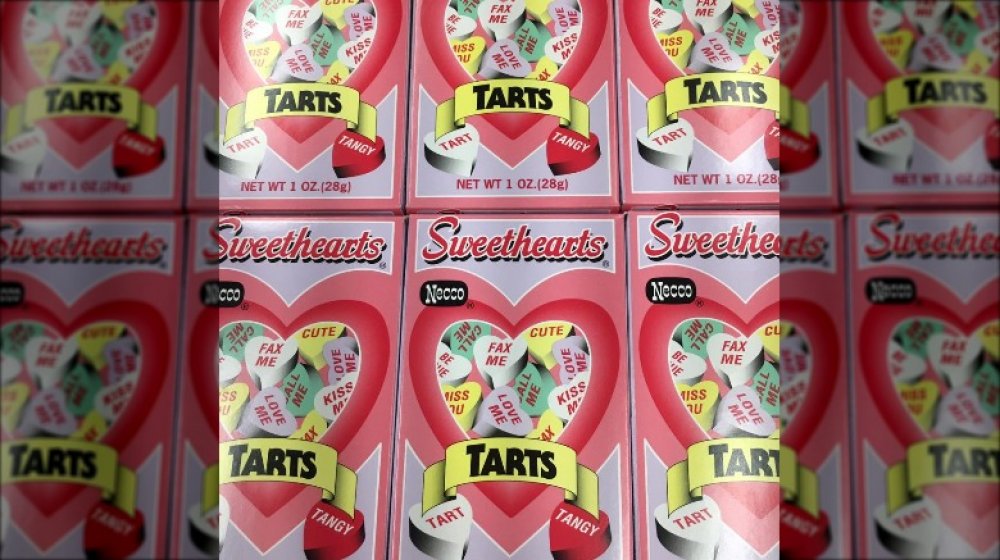 Sweethearts candy boxes