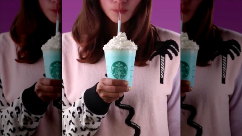 Starbucks cotton candy frappuccino
