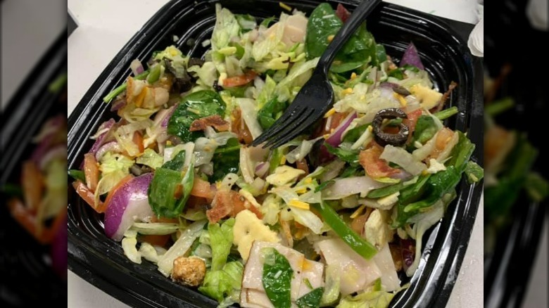 Chopped salad from Subway