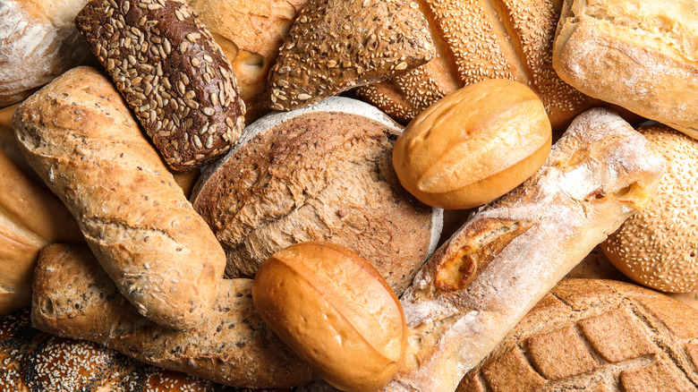 a range of breads