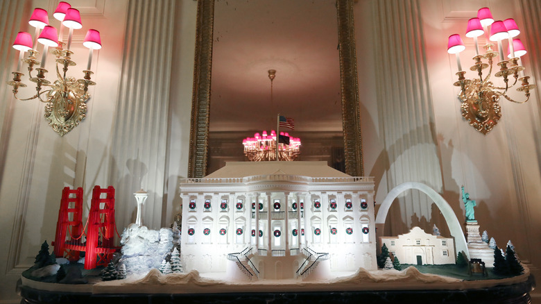 The 2011 White House gingerbread house