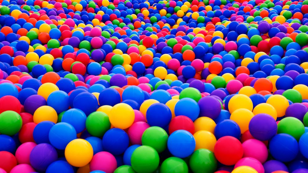 Colorful ball pit
