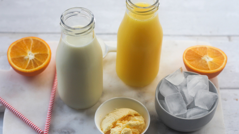 ingredients for Orange Julius recipe