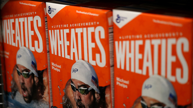 wheaties box michael phelps