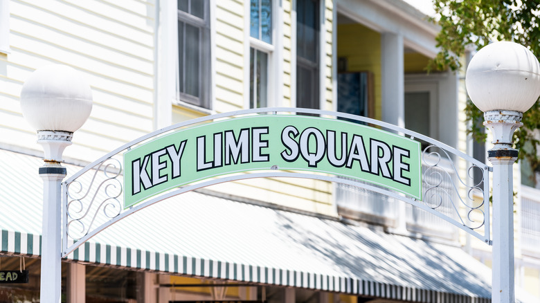 Key Lime Square sign 