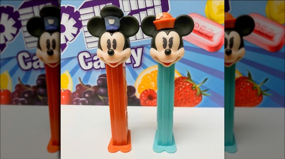 Mickey and Minnie Mouse PEZ dispensers