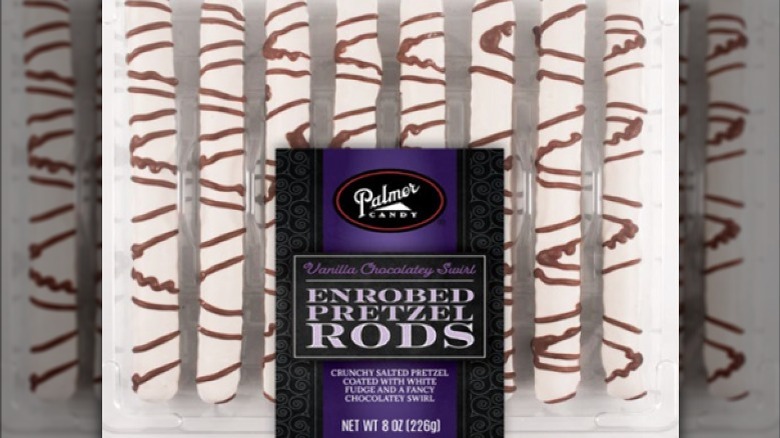 Palmer enrobed pretzel rods