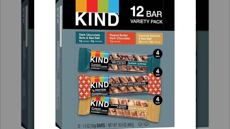 Kind bar variety pack label