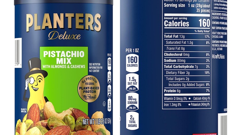 Planters pistachio mix canisert