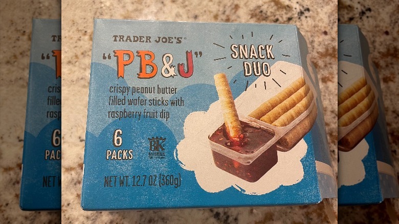 TJ's PB&J snack duo package