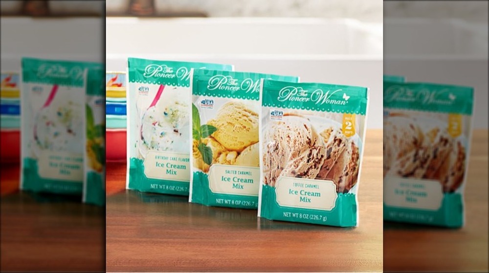 Pioneer Woman ice cream mixes