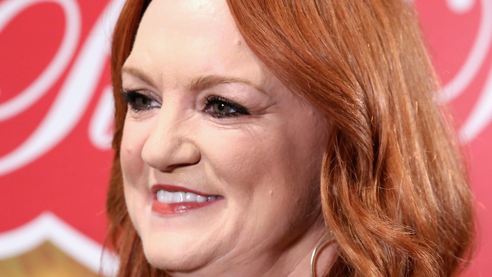 Ree Drummond in red lipstick