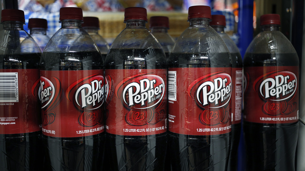 Dr. Pepper bottles