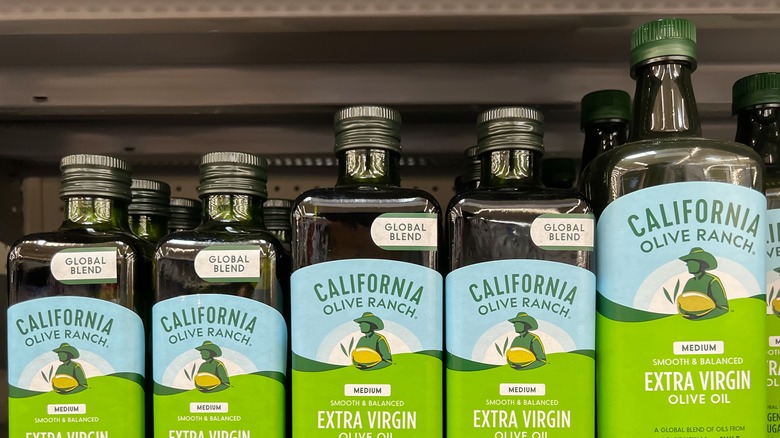 California Olive Ranch oil on shelf