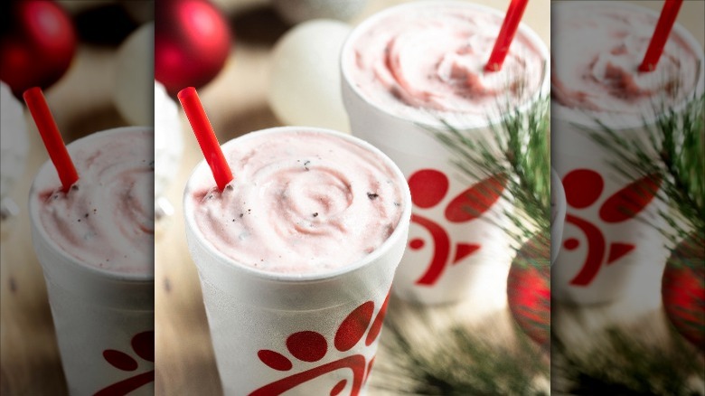 Chick-fil-A peppermint shake