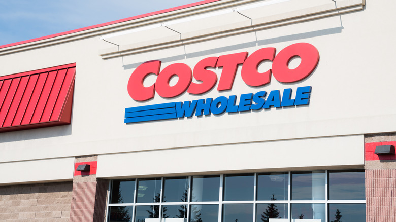 Costco sign on store exterior