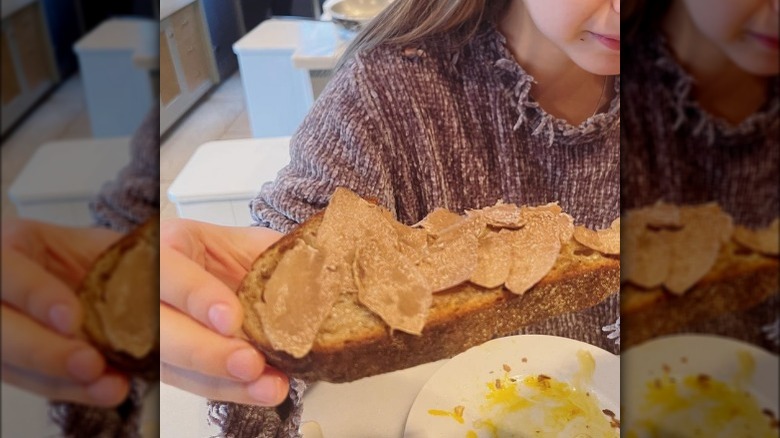 Martha Stewart's white truffle toast