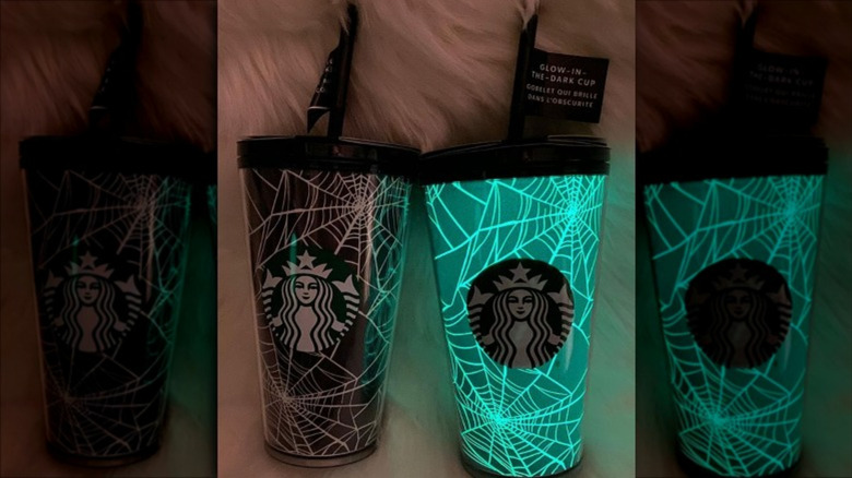 Starbucks glow-in-the-dark Halloween cups