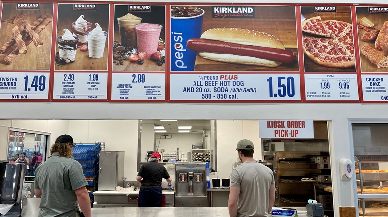 Costco food court menu