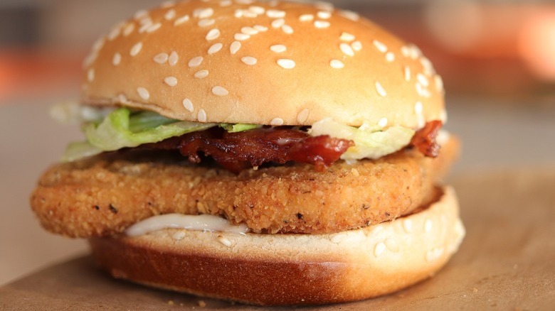 Burger King chicken sandwich