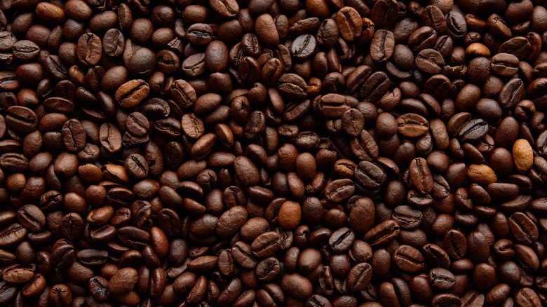 Background of coffee beans 