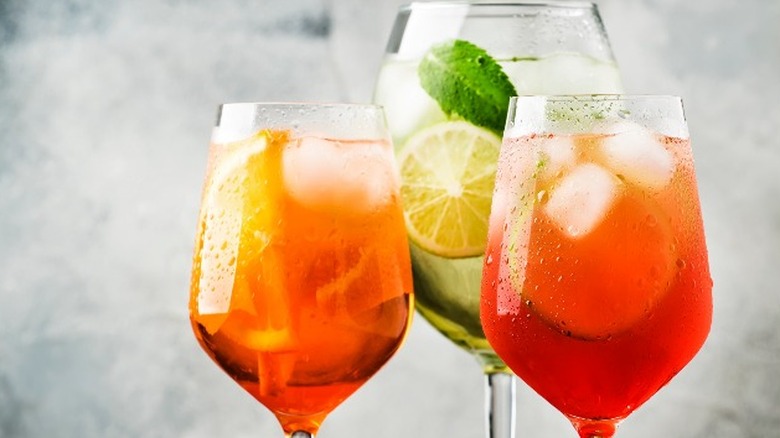 Aperol and Campari cocktails