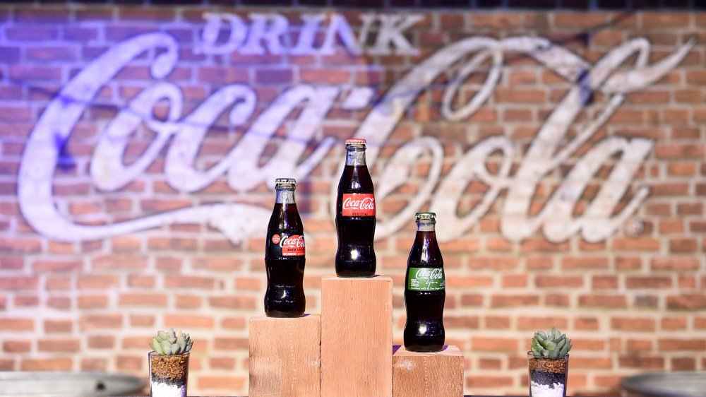  Coca-Cola bottles display