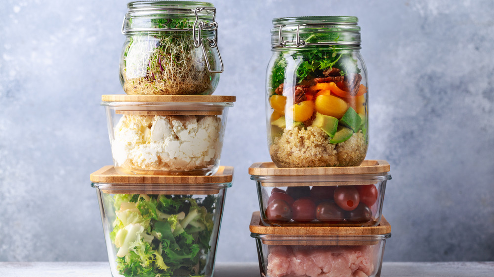 Glass food storage