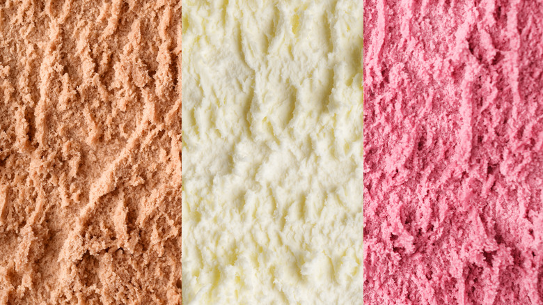 Neapolitan ice cream bars