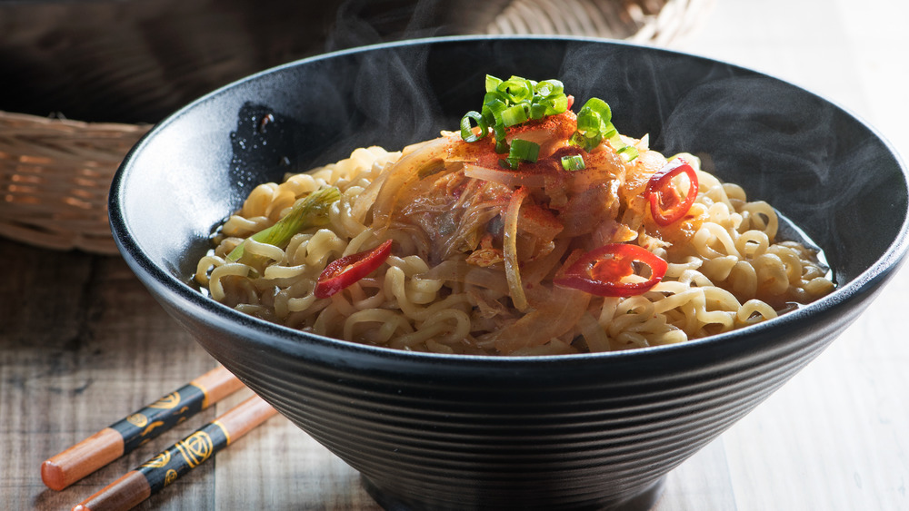 Bowl of Korean ramyun