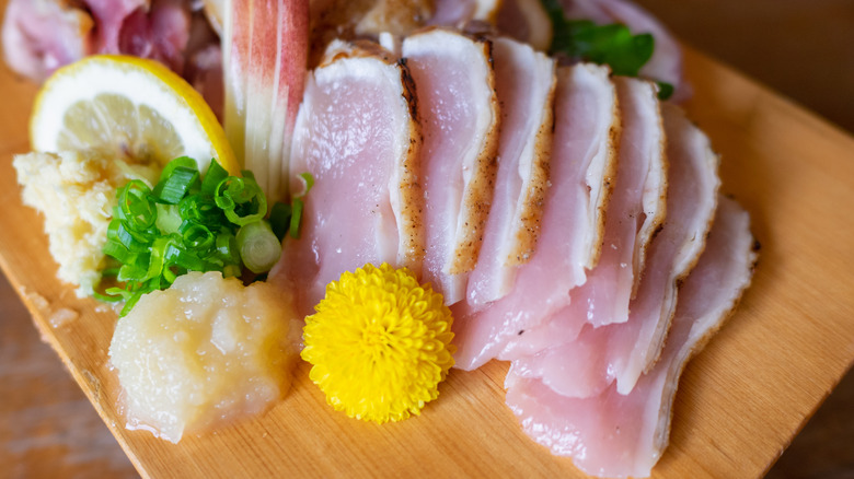 Chicken sashimi