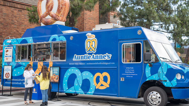 Auntie Anne's food truck