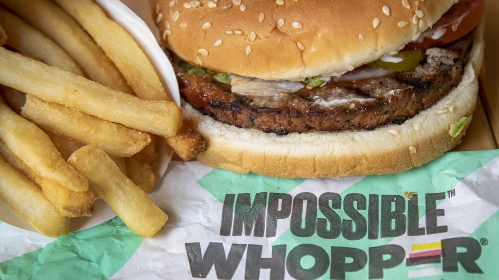 impossible whopper from Burger King