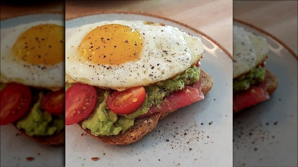 Egg avocado toast