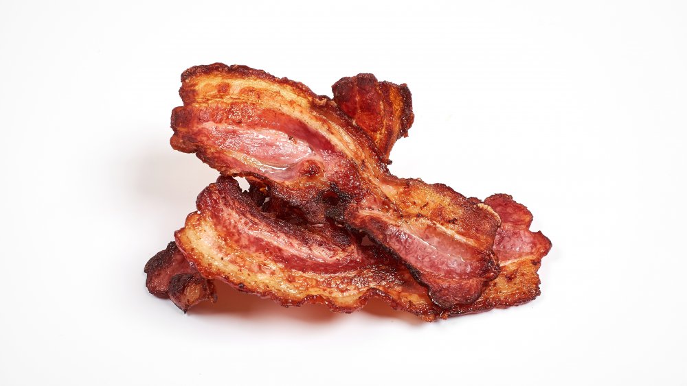 crispy cooked bacon