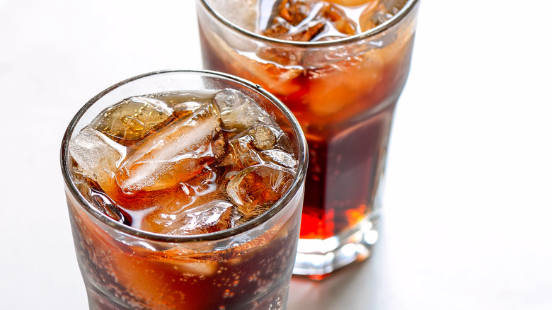 diet cokes on the rocks