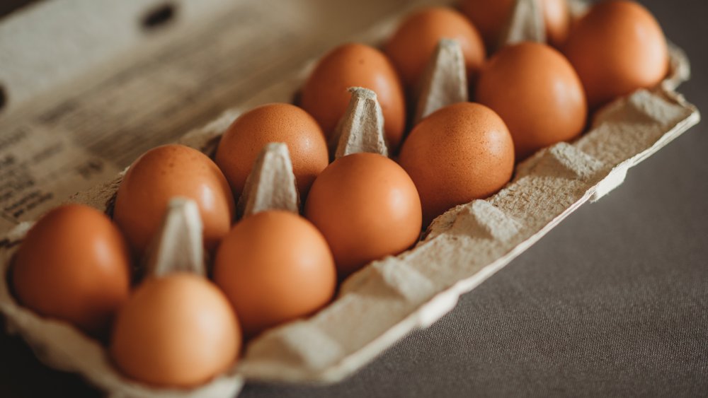 tray of eggs