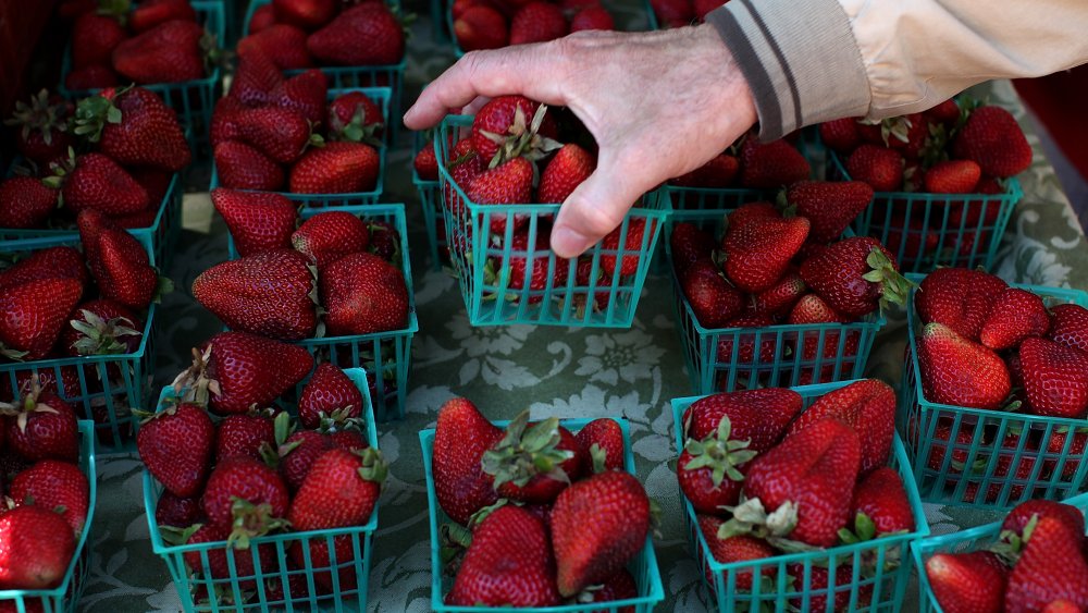 ripe strawberries