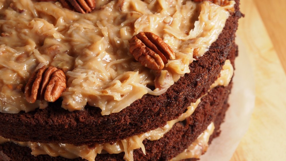 A German chocolate cake