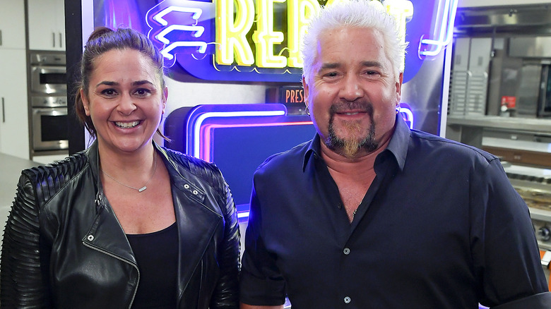 Antonia Lofaso and Guy Fieri hosting Restaurant Reboot