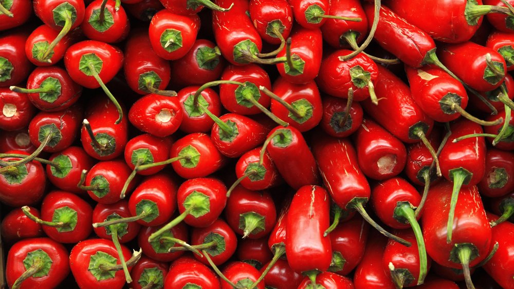 Red jalapenos