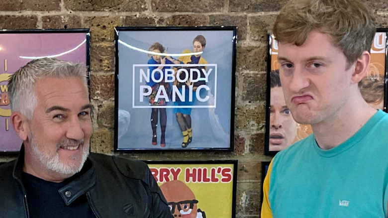 James Acaster and Paul Hollywood 