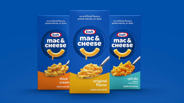 The new Kraft Mac & Cheese packaging