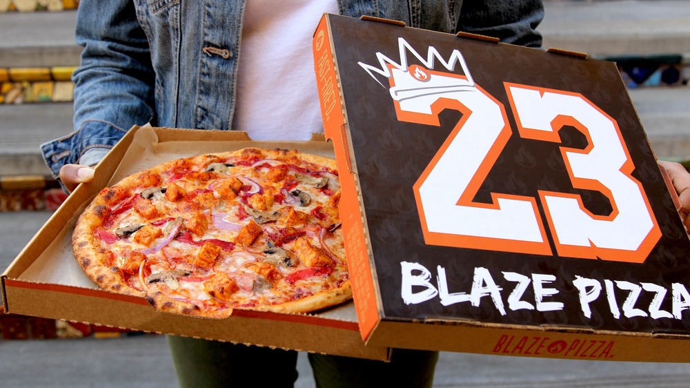 Blaze Pizza's 23 Lebron James pie