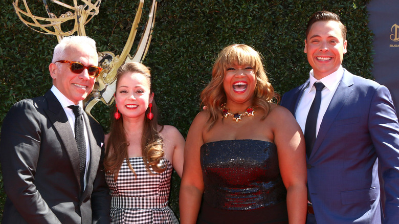 Cast of The Kitchen on the red carpet