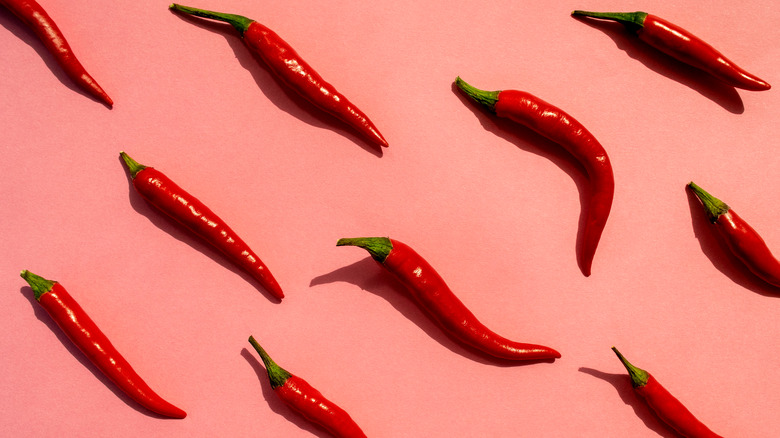 Cayenne peppers