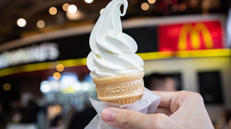 Cone of McDonald's soft serve