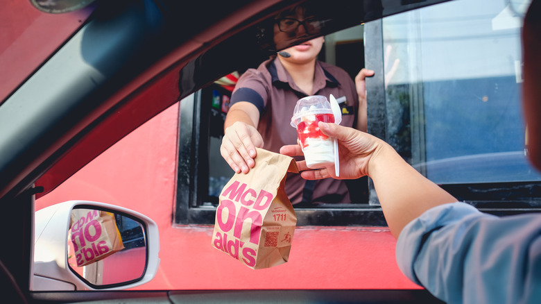 McSundae at McDonald's drive-thru