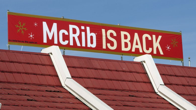 mcrib is back sign